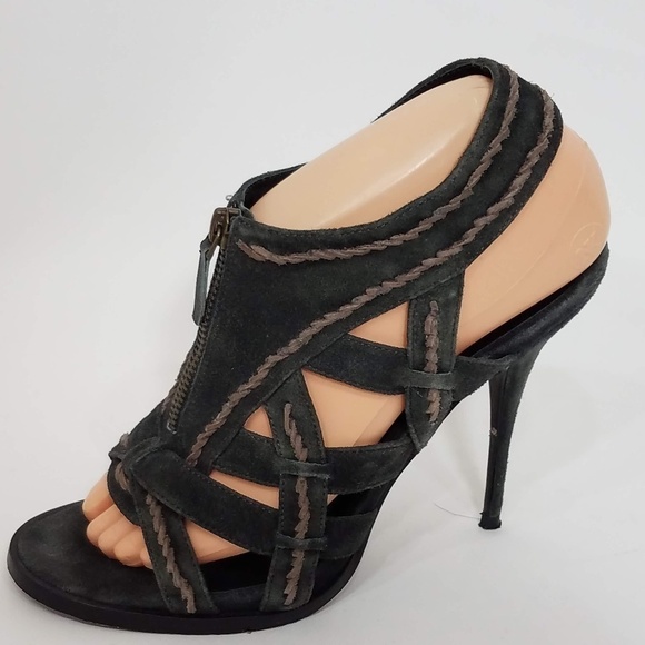 Elizabeth & James Rustic 4" high Heel Sandals 7.5 - Picture 1 of 4